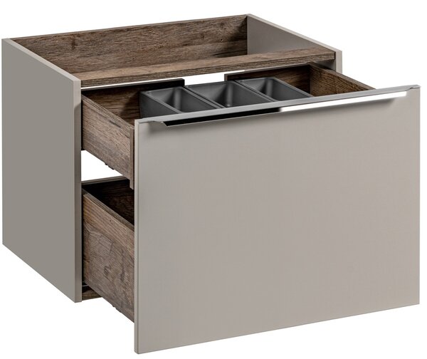 SANTA FE Taupe 82-60-B-2S skrinka pod umývadlo 60 cm