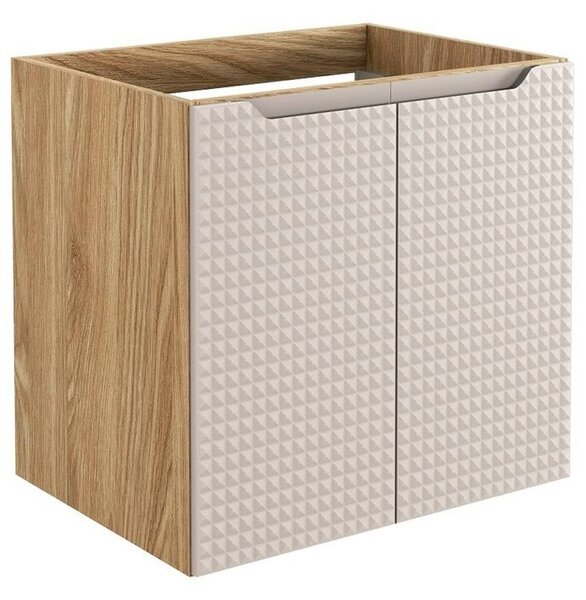 LUXOR Beige 82-60-2D závesná skrinka pod umývadlo 60 cm