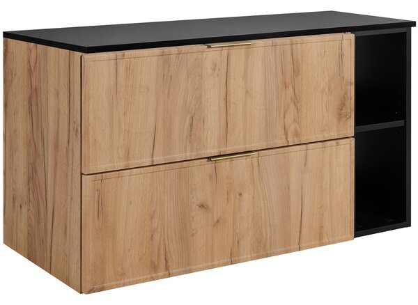 SLIM dub craft zlatý C100DB závesná skrinka pod umývadlo 100 cm