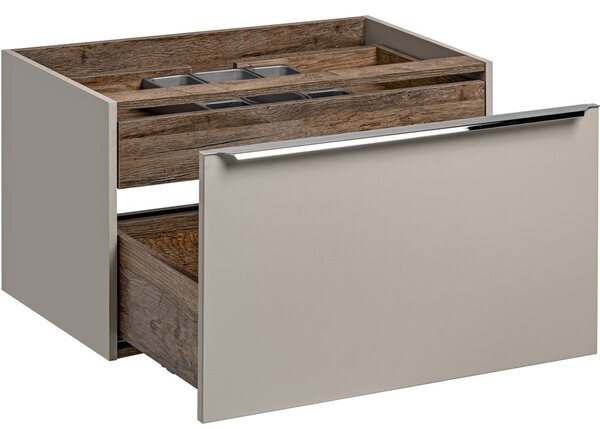 SANTA FE Taupe 82-80-B-2S skrinka pod umývadlo 80 cm