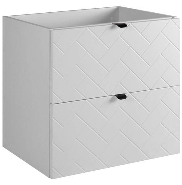 TREND biely matný W60 závesná skrinka pod umývadlo 60 cm