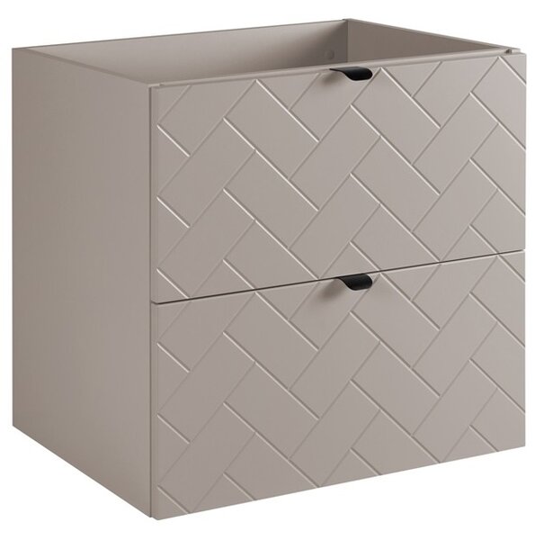 TREND kašmír K60 závesná skrinka pod umývadlo 60 cm
