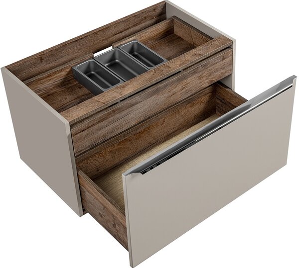 SANTA FE Taupe 82-80-B-2S skrinka pod umývadlo 80 cm