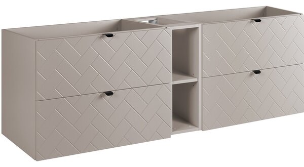 TREND kašmír K180 závesná skrinka pod umývadlo 180 cm