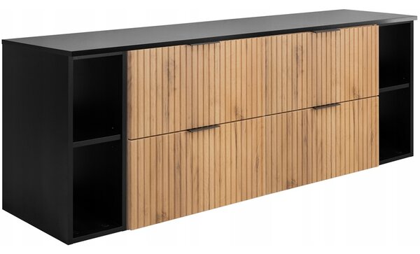 FLOW dub craft zlatý C160R6060RDB závesná skrinka pod umývadlo 160 cm