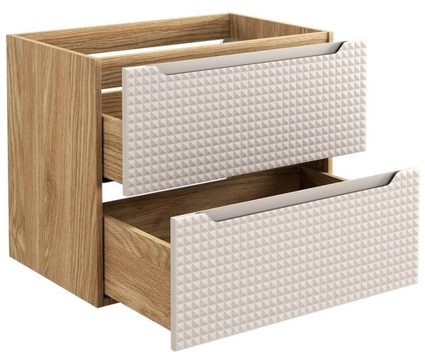 LUXOR Beige 82-70-2S-DU skrinka s umývadlom 70 cm