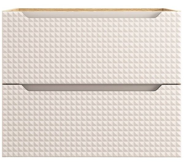 LUXOR Beige 82-70-2S závesná skrinka pod umývadlo 70 cm