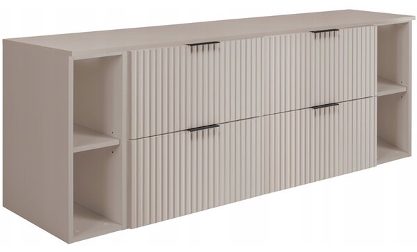 FLOW kašmír K160R6060RDK závesná skrinka pod umývadlo 160 cm