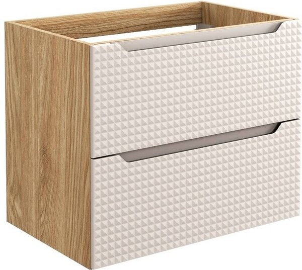 LUXOR Beige 82-70-2S závesná skrinka pod umývadlo 70 cm