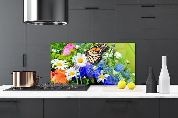 Nástenný panel  Kvety rastlina príroda 120x60 cm