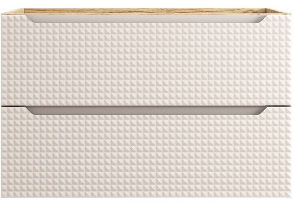 LUXOR Beige 82-90-2S závesná skrinka pod umývadlo 90 cm