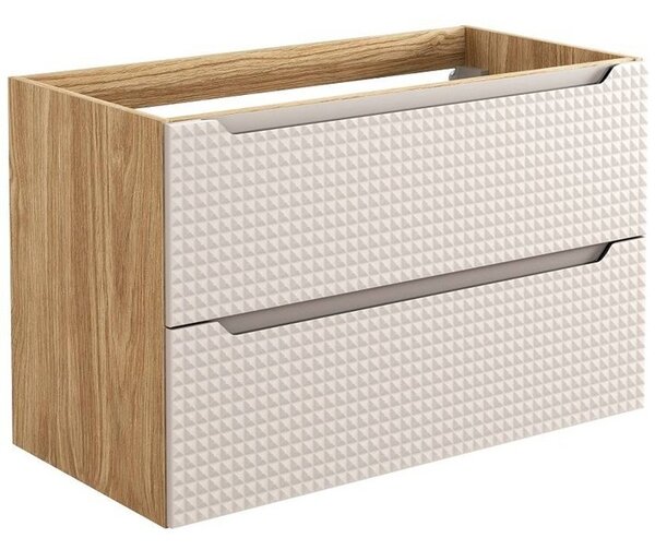 LUXOR Beige 82-90-2S závesná skrinka pod umývadlo 90 cm