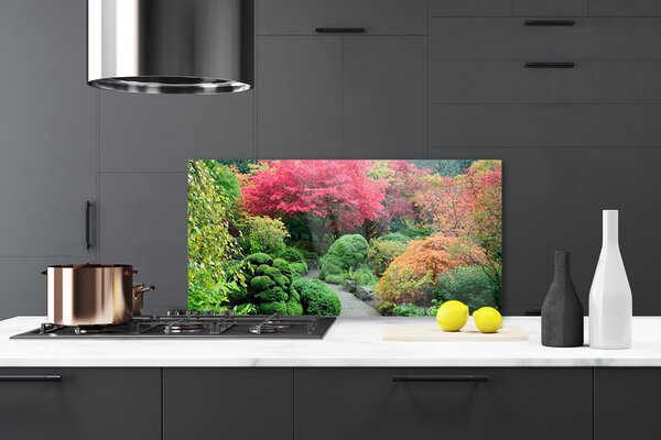 Nástenný panel  Záhrada kvetina strom príroda 120x60 cm