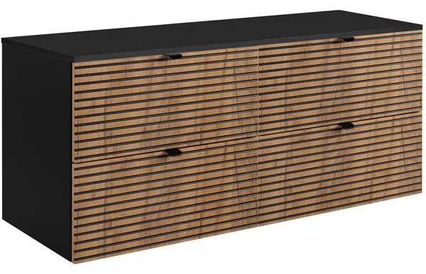 LOFT dub craft zlatý C120DB závesná skrinka pod umývadlo 120 cm