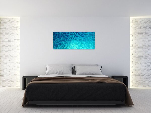 Obraz - abstraktné kocky (120x50 cm)