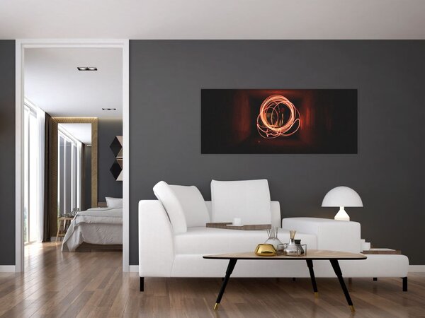Obraz - čiary v tuneli (120x50 cm)