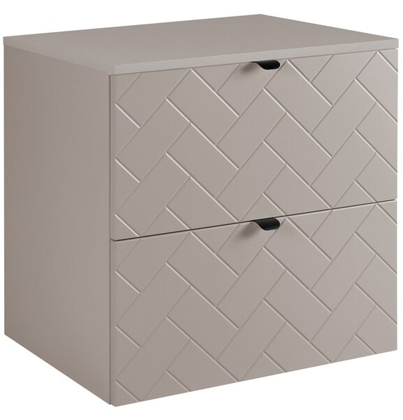 TREND kašmír K60DK závesná skrinka pod umývadlo 60 cm