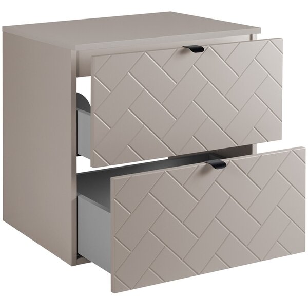 TREND kašmír K60DK závesná skrinka pod umývadlo 60 cm