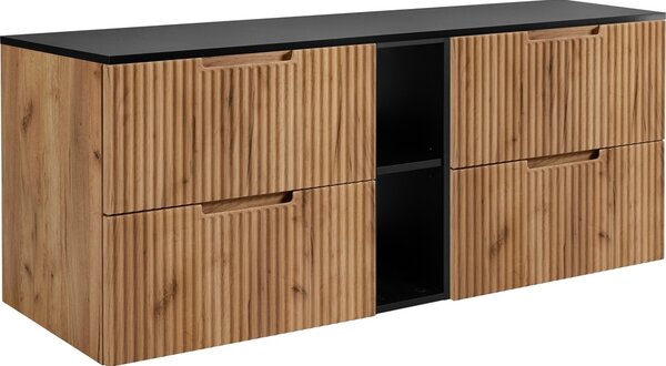 VENA dub craft zlatý C140DB závesná skrinka pod umývadlo 140 cm