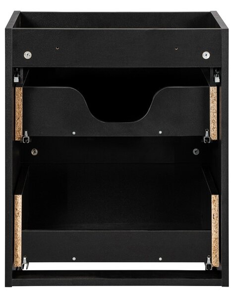 NOVA BLACK 82-50-2S-DC skrinka pod umývadlo 50 cm