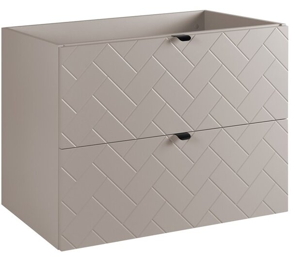 TREND kašmír K80 závesná skrinka pod umývadlo 80 cm