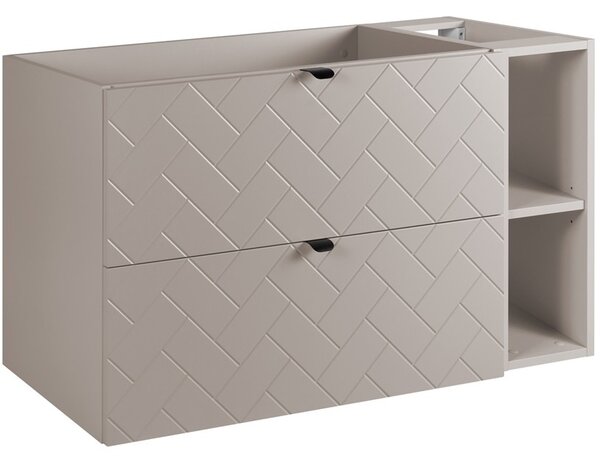 TREND kašmír K100 závesná skrinka pod umývadlo 100 cm
