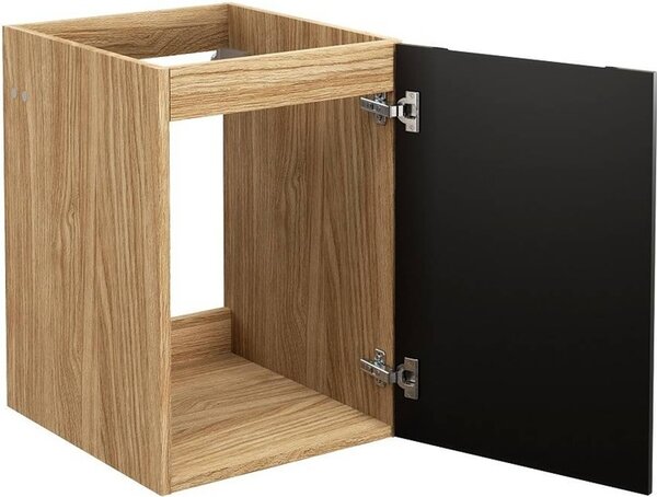 LUXOR Black 81-40-1D závesná skrinka do kúpelne 40 cm
