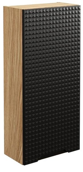 LUXOR Black 83-35-1D závesná skrinka do kúpelne