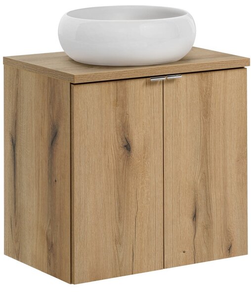 NOVA dub 82-60-2D-DDU skrinka s umývadlom 60 cm
