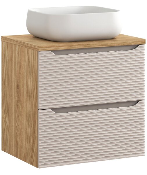 OCEAN Beige 82-60-2S-DU skrinka s umývadlom 60 cm
