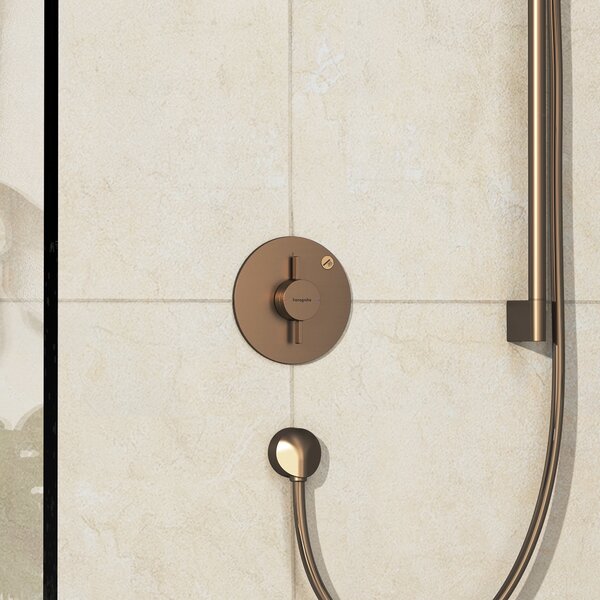 Hansgrohe DuoTurn S - Batéria pod omietku pre 1 spotrebič, kartáčovaný bronz 75618140