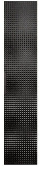 LUXOR Black 80-01-1D vysoká skrinka do kúpelne