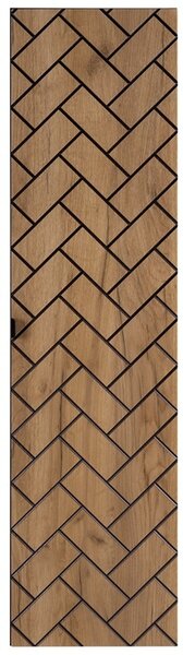 TREND dub craft zlatý C35 vysoká skrinka do kúpelne