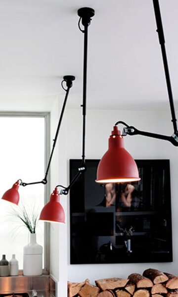Stropné svietidlo Lampe Gras 302, červené – DCW