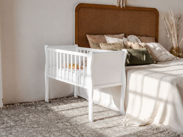 Detská postieľka Crib Noble 90x40 - biela