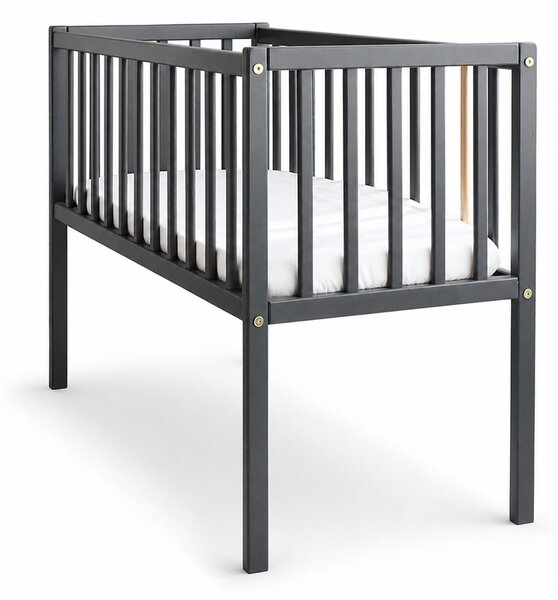 Detská postieľka Crib Stardust 90x40 - antracit