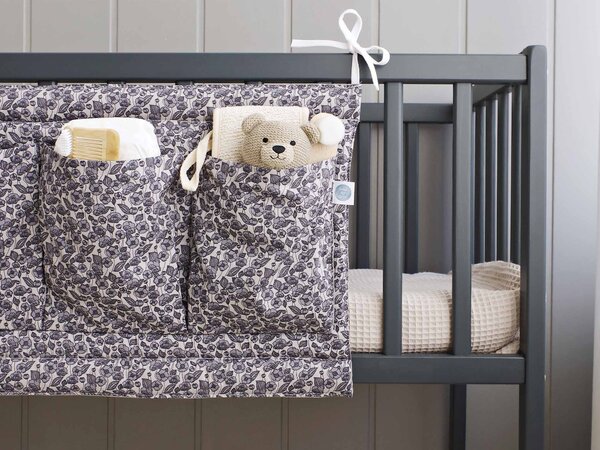Detská postieľka Crib Stardust 90x40 - antracit