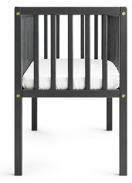 Detská postieľka Crib Stardust 90x40 - antracit