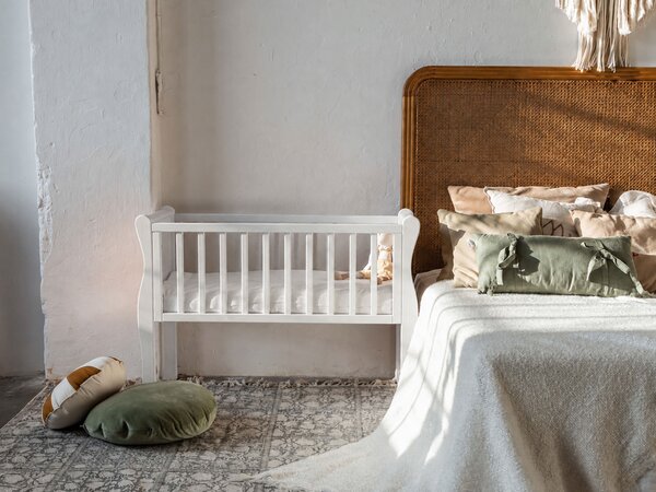 Detská postieľka Crib Noble 90x40 - biela
