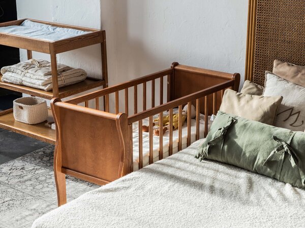 Detská postieľka Crib Noble 90x40 - orech
