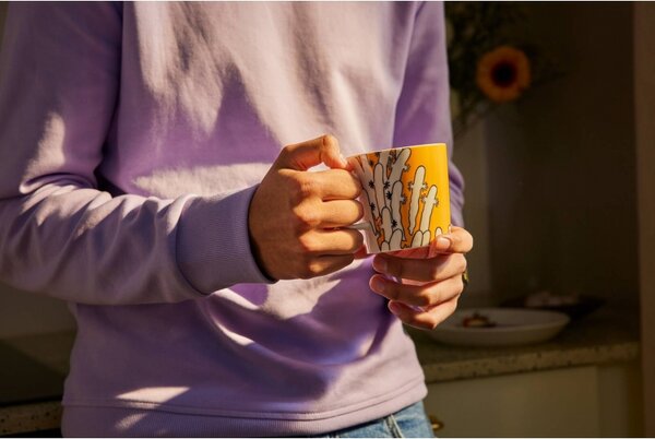Arabia Hrnček Hattifatteners 0,3l, oranžový