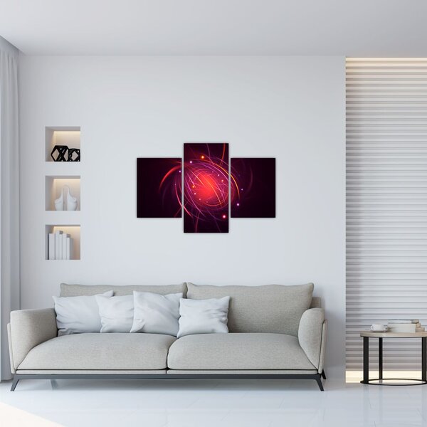 Moderný obraz abstrakcie (90x60 cm)