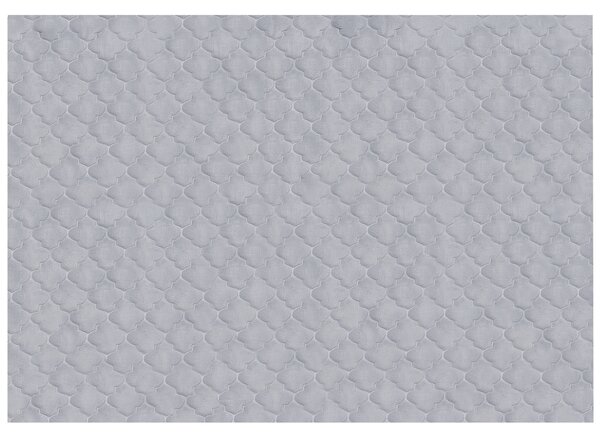 Koberec z umelej zajačej kožušiny sivý 160 x 230 cm umelá polyesterová kožušina mäkký huňatý so vzorom a vysokým vlasom