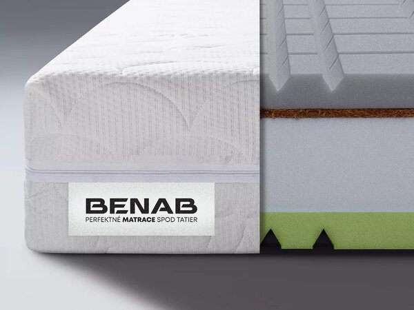 NovýNábytok.sk Penový matrac Benab Ares 200x180 cm (T4/T3). Vlastná spoľahlivá doprava až k Vám domov. 763762