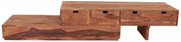 TV stolík 260x40x60 indický masív palisander