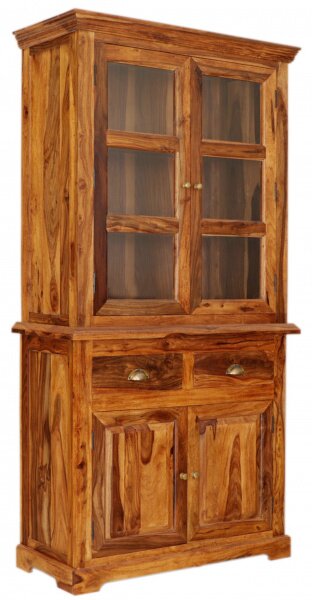 Vitrína 100x200x45 indický masív palisander