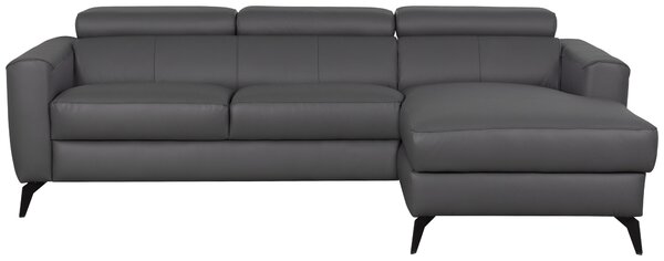 SEDACIA SÚPRAVA, textil, koža, antracitová Celina Home - Sedačky