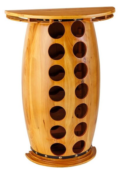 Regál na víno Winebar 84 cm borovica