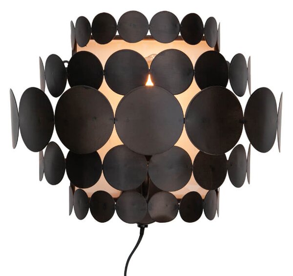 MUZZA NÁSTENNÁ LAMPA KAKI ČIERNA