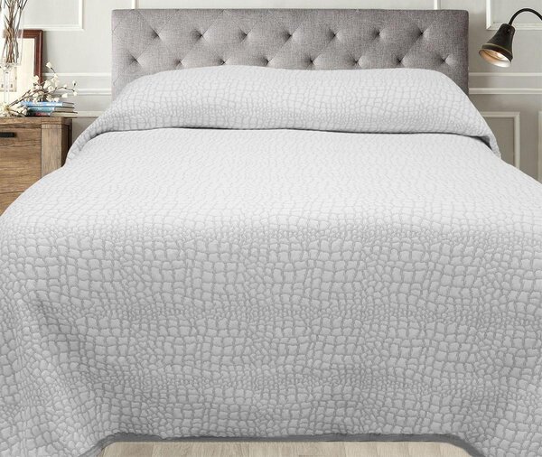 Forbyt, Prikrývka na posteľ, Carson, šedý 140 x 220 cm